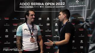 Dušan Novaković osvajač bronzane medalje do 70kg na ADCC Serbia 2022 [upl. by Irakab]