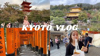 KYOTO TRAVEL VLOG 🇯🇵  4 days in kyoto  exploring the city and eating the best foods [upl. by Ialocin209]