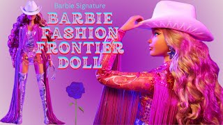 Barbie Signature  Barbie Fashion Frontier Doll Aug 2024 👀😱🤠💖🐄 Listed 4 What [upl. by Eudocia302]