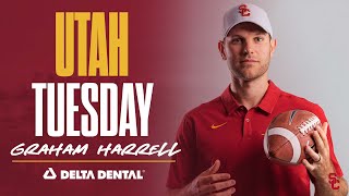 USC Football 2021 Utah Tuesday  Graham Harrell Presser [upl. by Llimaj433]