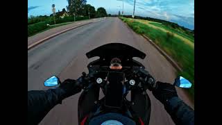 Honda CBR125R Raw audio [upl. by Htebazileyram]