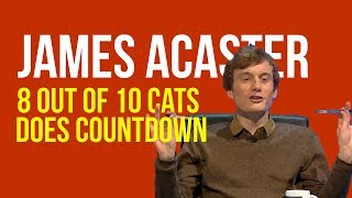 James Acaster on 8 OUT OF 10 CATS DOES COUNTDOWN [upl. by Roybn]