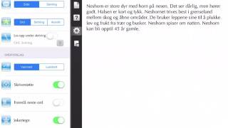 IntoWords iPad  Opplesning [upl. by Sykleb658]