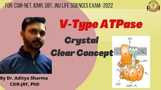 ATP Powerd Pumps VType ATPase by Aditya Shrama PhD For CSIRNET DBTJRF ICMRJRF JNU BHU [upl. by Nwavahs]