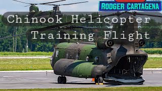 Chinook Helicopter Training Flights [upl. by Einaj]