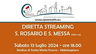 Vespri e S Messa del 13 luglio 2024 ore 1730  Basilica Santa Maria Nuova Abbiategrasso [upl. by Ennirroc5]