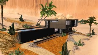 The Sims 3 Modern House  Desert Flavour HD  Download [upl. by Esilahc552]