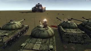 RATTE P1000 VS Red army  Men Of War Assault Squad 2 [upl. by Annaeerb400]