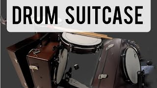 A portable drum set Testing out the Kickbox drum kit [upl. by Notyalk6]