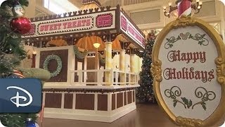 Tis the Season for Gingerbread Creations at Disneys BoardWalk  Walt Disney World [upl. by Rehc]