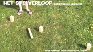 Kubb Toernooi Editie Speluitleg  999 Games [upl. by Lyudmila131]