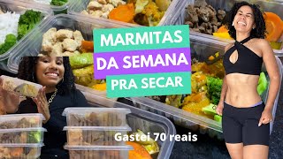 Marmitas FIT e FÁCEIS pra emagrecer gastando pouco Preparo e armazenamento [upl. by Hanala867]