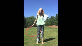 Hula Hoop Tricks The Scorpion Tutorial less than 2 minutes [upl. by Niamreg41]