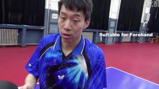 Review Dianchi D Table Tennis Rubber  Hou Yingchao amp Jiang Tianyi [upl. by Jenness]