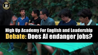 High Up Academy For English and Leadership Does AI endanger jobs [upl. by Faludi]