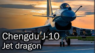 Chengdu J10  Chinese multirole fighter aircraft [upl. by Ednalrim530]