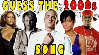 Guess The 2000s Song  Most Polular Music Quiz 2000s [upl. by Broida]