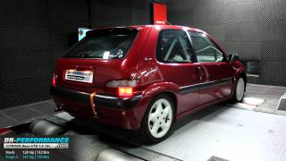 Citroen Saxo VTS 16 16v 120hp  147hp par BRPerformance [upl. by Issor106]