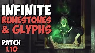 INFINITE RUNESTONESGLYPHS  Patch 111 Glitch  Witcher 3 Hearts of Stone [upl. by Dine]