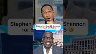 Stephen A BLAMES Shannon 🤣 shorts [upl. by Falconer]