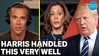 Kamala Harris Gives GREAT Response To Donald Trumps Insane NAJB Interview [upl. by Ahearn]