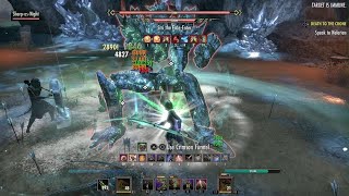 ESO  Broken Path Cave Solo Stamina Necromancer [upl. by Lapotin696]