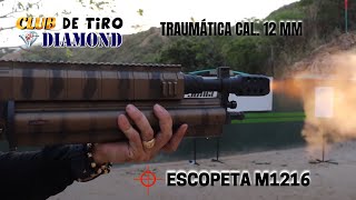 Escopeta M1216 🎯 Traumática Giratoria de 16 Cartuchos 🤔 [upl. by Airekahs531]