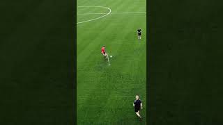 Tag friends to try this drill with⚽🤩 footballdrills soccerdrills trainingdrills footballtraining [upl. by Spatola]