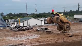 Ultimate Monster Truck Championship Monroe County Fair 2024 Psycho Circus Skills Contest [upl. by Alaric]