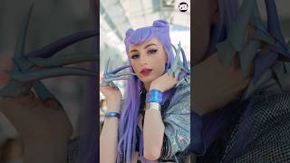 KDA Evelynn Cosplay SLAYS at Megacon 🔥💜 shorts [upl. by Vinnie]