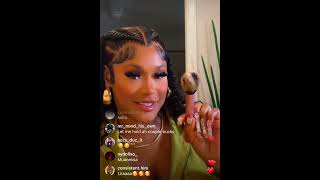 Lira Galore live doing makeup and breaking shet [upl. by Karlis878]