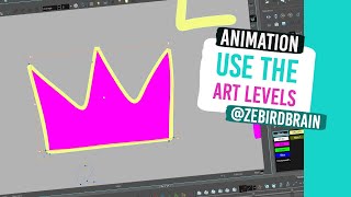 ANIMATION  HOW TO USE THE ART LEVELS ART LAYERS Harmony [upl. by Robena]