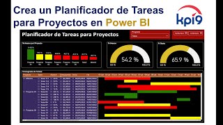 Crea un Planificador de Tareas para Proyectos en Power BI [upl. by Dunham536]