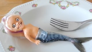 Eating a LIVING MERMAID ASMR eating sounds [upl. by Yee]