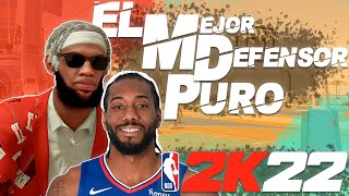 MEJOR JUGADOR DEFENSIVO NBA 2K22SIN DUDA EL MEJOR DEFENSOR2 WAY FINISHER [upl. by Selden463]