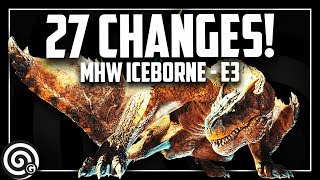 ICEBORNE E3  27 Changes amp New Info  Monster Hunter World [upl. by Tove]