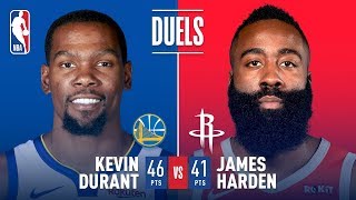 Kevin Durant amp James Harden Go HeadtoHead in Crucial Game 3  May 4 2019 [upl. by Ottavia]