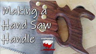 How to Make A Hand Saw Handle Replacement Hand Saw Handle [upl. by Asaret]