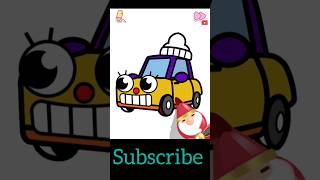 How to color in the car 🚗 shorts viral shorts trendingshorts drawing foryou youtube [upl. by Dreddy]