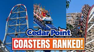 Top 17 Roller Coasters at Cedar Point  Sandusky Ohio 2024 [upl. by Gladine]