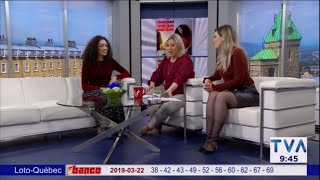 AnnieSoleil Proteau Entrevue avec Hanorah 22 Mars 2019 [upl. by Elnore]