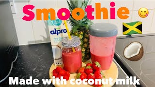 Alpro milk  Alpro milk Smoothie  How to make smoothie  alpromilk [upl. by Ahsuat175]