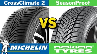 Michelin CrossClimate 2 vs Nokian SeasonProof 2024 Review [upl. by Isaacson]