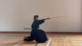 Iaido kata 17 minus 3 [upl. by Sebbie]