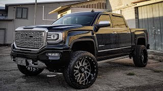 2018 GMC Sierra Denali 1500 5quot RC Lift w MagneRide 22x12s on 33s [upl. by Evey]