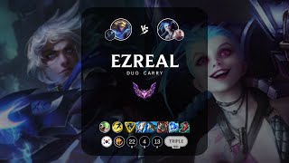 Ezreal ADC vs Jinx  KR Master Patch 1324 [upl. by Adnwahs]