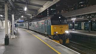 57605 and 57603 arriving at London Paddington with the Tuesday Night Riviera service to Penzance [upl. by Luing998]