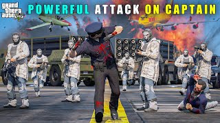 GTA 5  POWERFUL ATTACK ON POLICE CAPTAIN  BB GAMING [upl. by Kinelski]