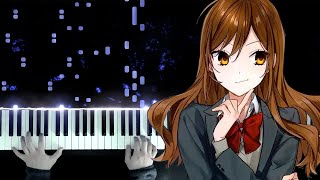 Horimiya OP  quotIro Kousui 色香水quot piano [upl. by Ambrosia651]