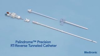 Palindrome™ Precision Video Reverse Tunneled Catheter Procedure  Palindrome Retrograde  Medtronic [upl. by Knowle]